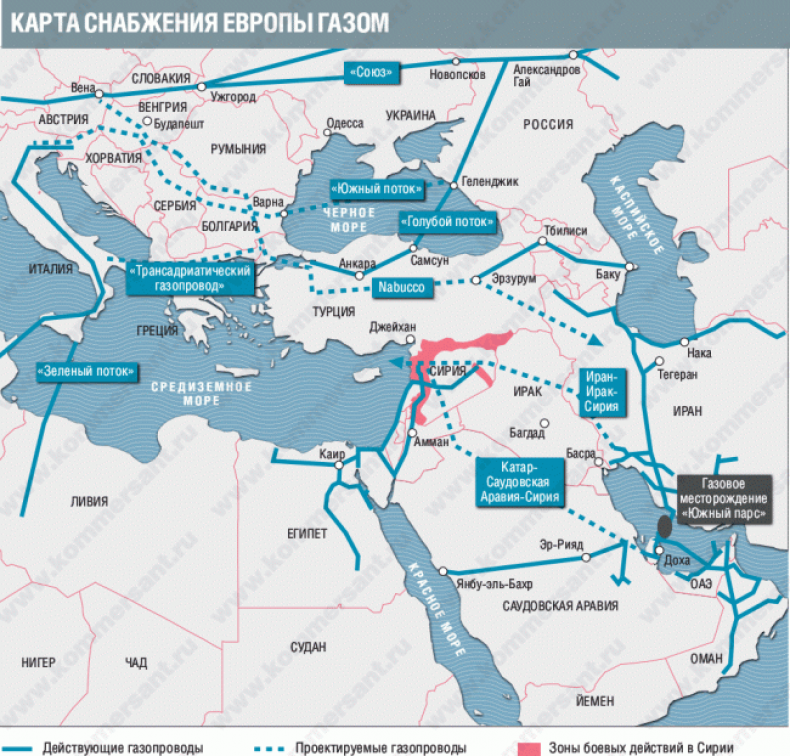 США планируют раздел Ирака и Сирии на «трубопроводные государства»