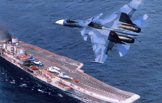 Эксперт: Тяжёлый крейсер «Адмирал Кузнецов» со своей авиагруппой переломит ситуацию в Сирии
