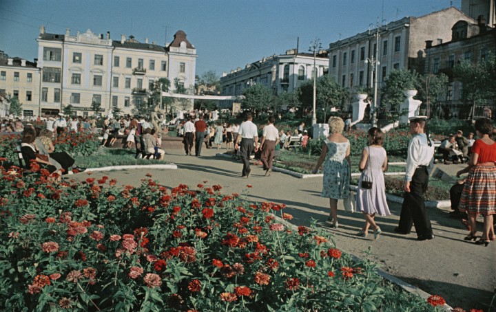 1955 год в цвете. СССР — страна на подъёме