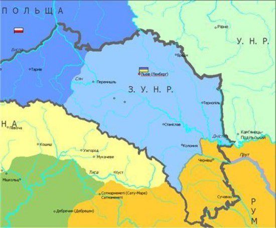 Западная Украина против Польши: неудачная попытка галицийской государственности
