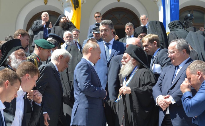 Владимир Путин посетил Святую Гору Афон