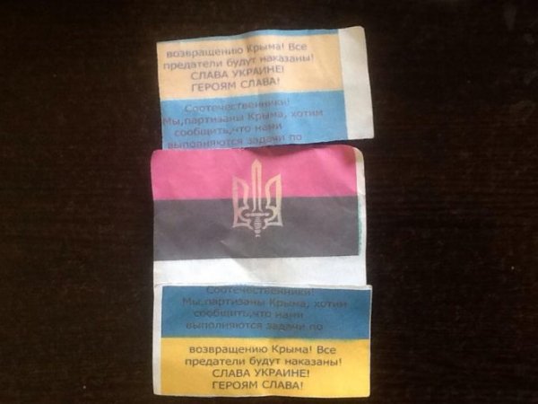 В Крыму начали разбрасывать листовки «Правого сектора»
