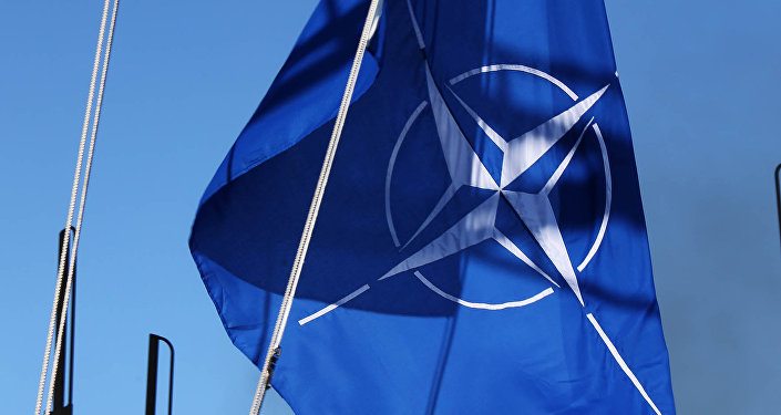Флаг NATO. Архивное фото