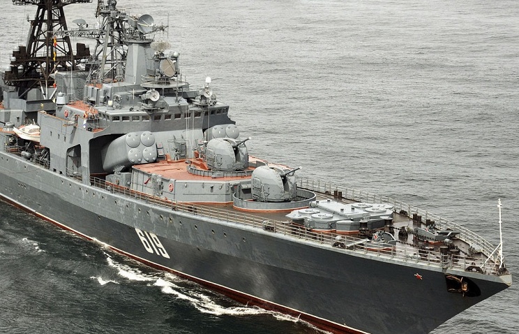 Большой противолодочный корабль Северного флота "Североморск" 