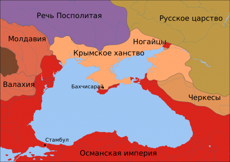Крымское ханство к моменту присоединения Крыма к России