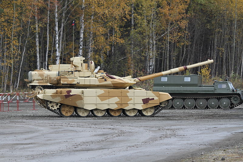 ​Т-90МС в движении uk.wikipedia.org - Танк Т-90МС выходит в серию | Военно-исторический портал Warspot.ru