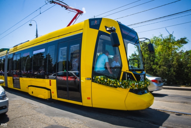Трамвай будущего появился на дорогах Краснодара