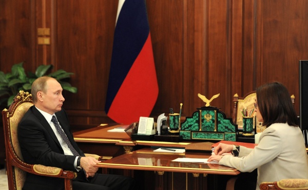 Владимир Путин, Эльвира Набиуллина|Фото:kremlin.ru